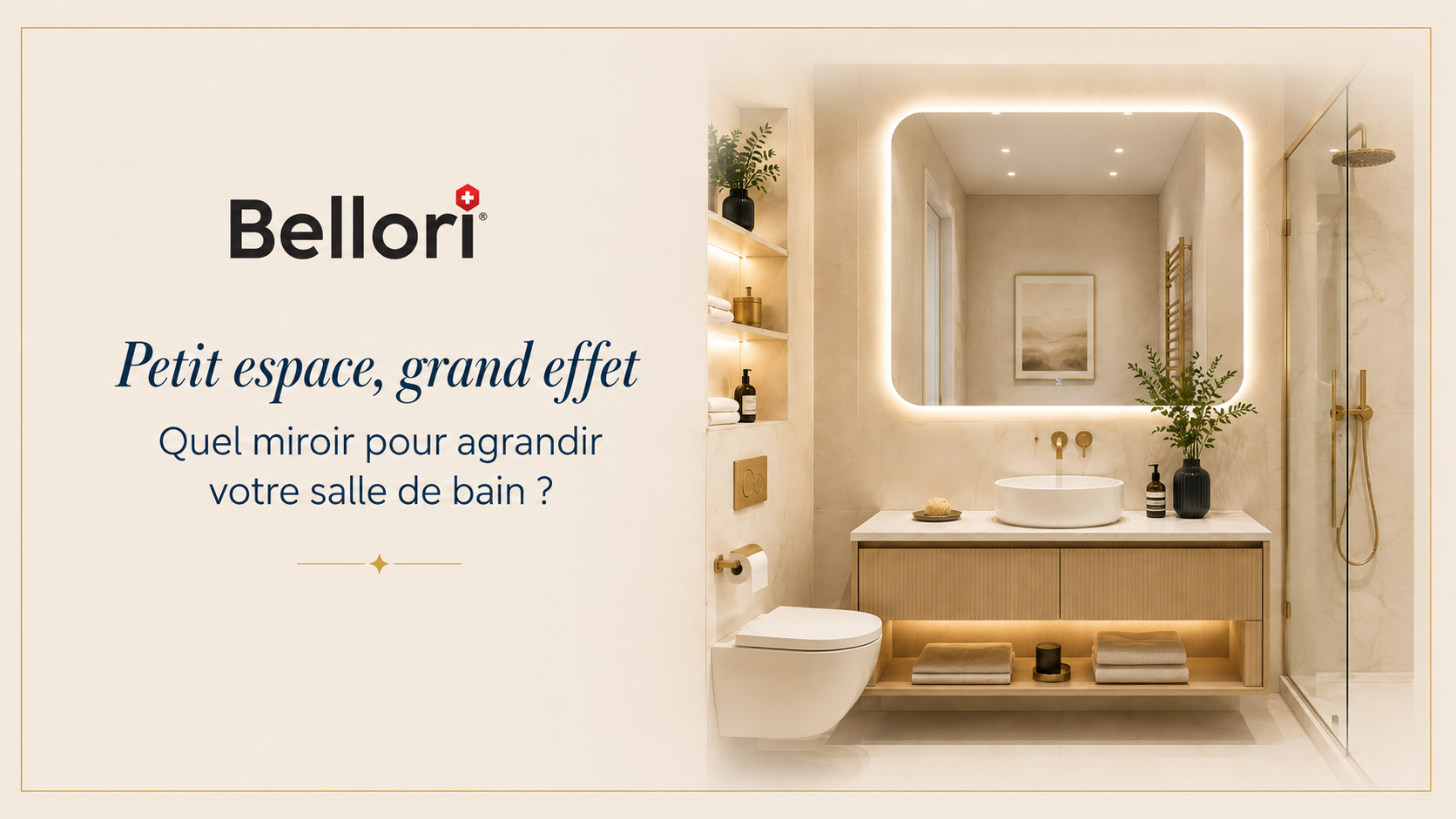 Petite salle de bain : quel miroir choisir pour agrandir l’espace ?