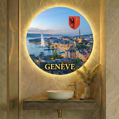 Miroir Rond Salle De Bain Led Lumineux Antibuée