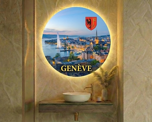 Miroir Rond Salle De Bain Led Lumineux Antibuée