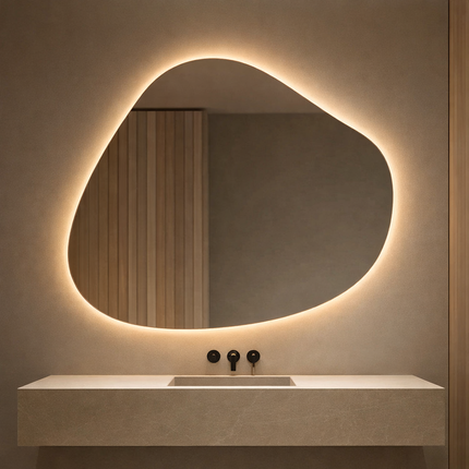 Miroir Design Salle De Bain Led Antibuée 73x80 Zurich – Bellori