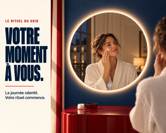 Miroir Rectangulaire Salle de Bain LED Antibuée 80x60 avec Contour Dépoli – Lausanne Bellori